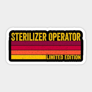 Sterilizer Operator Sticker